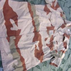 chemise   militaire  camouflage taille   39/40