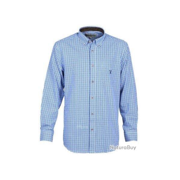 Chemise  manches longues Tradition bleue Percussion