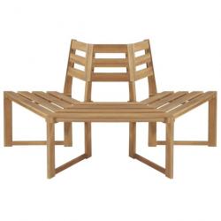 Banc de tour d'arbre Demi-hexagonal 160 cm Bois d'acacia massif 44251