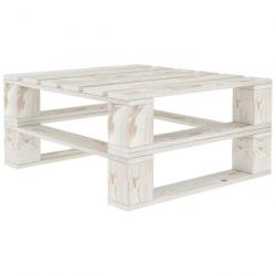 Table palette de jardin Blanc Bois 49335