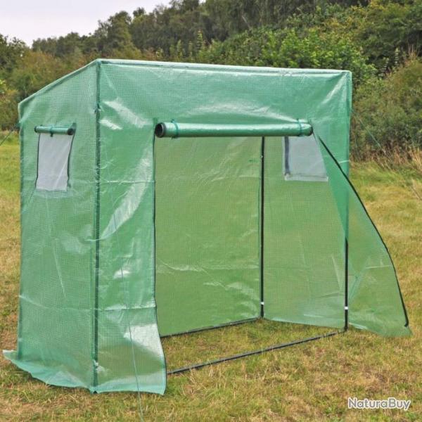 Serre 200x77x169/148 cm Vert