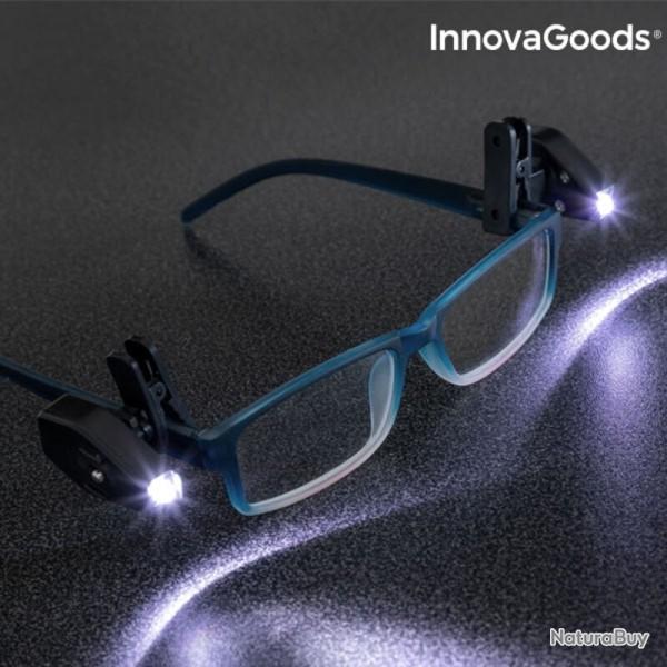 Clip Led pour lunettes InnovaGoods 360 - 2 Pices