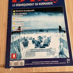 Magazine D-Day le débarquement en Normandie publication Cavendish + sa carte