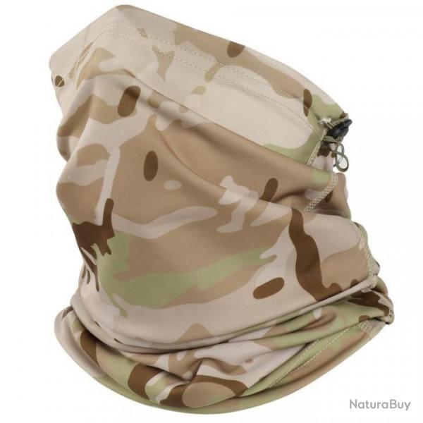 PROMO!! Cache-Cou Tactique Camouflage 3 Rglable Masque charpe Tour de Cou Chasse Randonne Camping