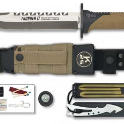 Couteau droit de survie K25 Thunder II