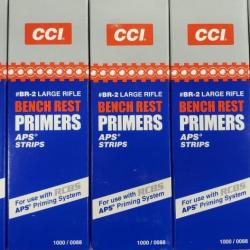 100 AMORCES CCI LARGE RIFLE BR2 STRIPS