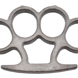 poing américain à pointes en aluminium black