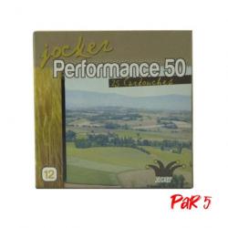 Boîte de 25 Cartouches Jocker Performance 50 BJ Cal. 12 76 25 Par 5