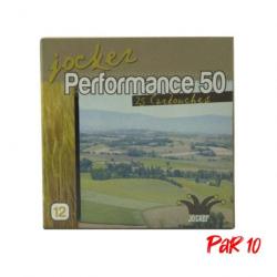 Boîte de 25 Cartouches Jocker Performance 50 BJ Cal. 12 76 25 Par 10