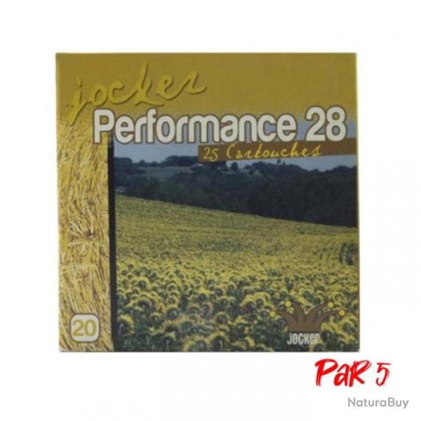 Bote de 25 Cartouches Jocker Perfomance 28 BJ Cal. 20 70 16 Par 5