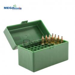 Boîte de Rangement MEGALINE 50 Munitions Cal 30-06