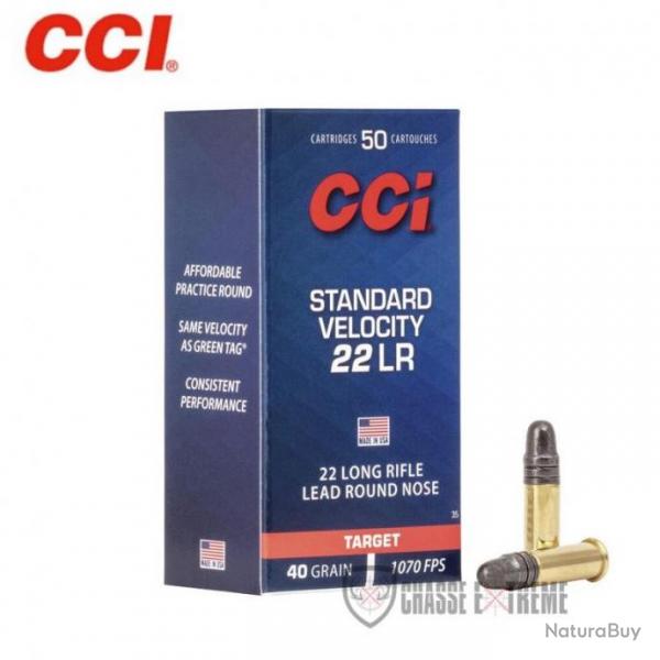 50 Munitions CCI Standard Velocity Cal 22Lr 40gr Lrn
