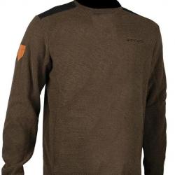 Pull De Chasse Col Rond Somlys 151 Kaki
