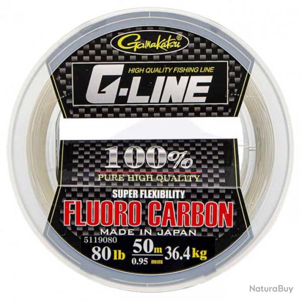 Gamakatsu G-Line Fluorocarbon Big Spool 80lb