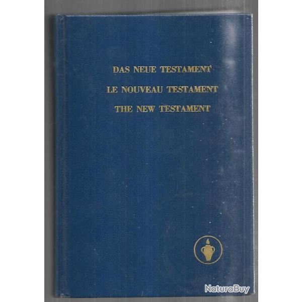 le nouveau testament , the new testament, das neue testament     livre religieux