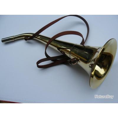 Corne D'Appel Ancienne - Cuivre Ou Laiton - Instrument De Signalisation - Occasion