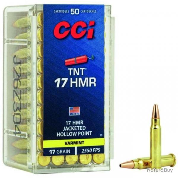 Balles CCI JHP - Cal. 17 HMR 17 HMR / Par 1 - 17 HMR / Par 1