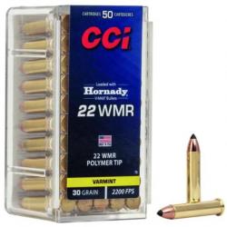 Balles CCI V-Max - Cal. 22 WMR - 22 MAG / Par 1