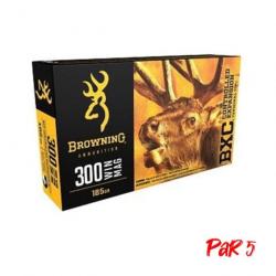 Cartouches Browning BXC 185 gr - Cal. 300 Win - 300 Win MAG / Par 5