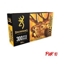 Cartouches Browning BXC 185 gr - Cal. 300 Win - 300 Win MAG / Par 10
