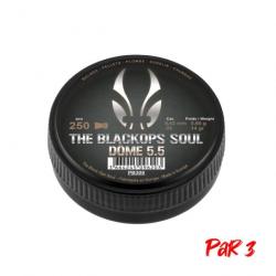Plombs BO Manufacture The Black Ops Soul Dome - Cal 5.5mm Par 1 - Par 3