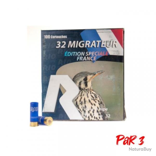 Cartouches RIO Pack Migrateur 32 BJ Cal.12 70 Par 3