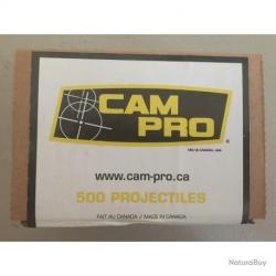 Ogives Cam Pro 9mm 124gr FCP RN - lot de 1000