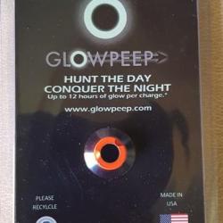 VISETTE GLOWPEEP Luminescente 1/4" - Orange