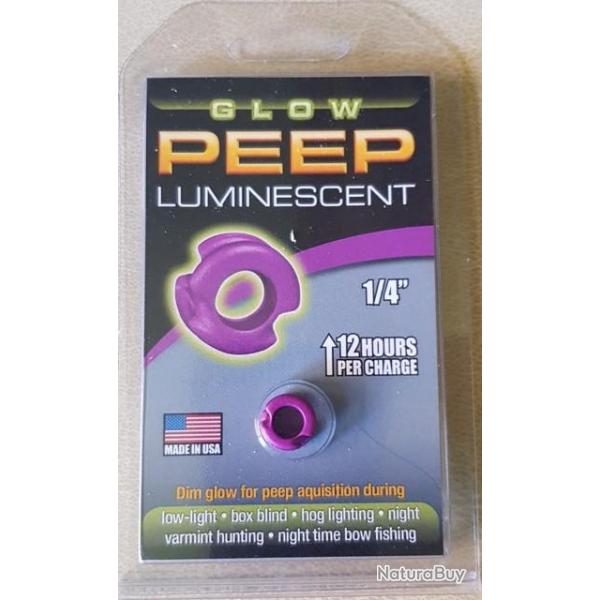 VISETTE GLOWPEEP Luminescente 1/4" - Violet
