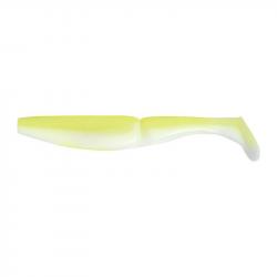 Leurre One Up Shad 5" 12.5cm Sawamura par 5 White Chartreuse