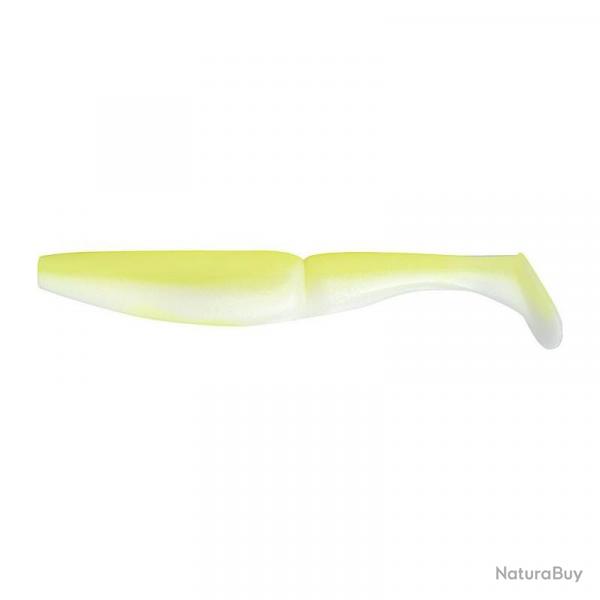 Leurre One Up Shad 5" 12.5cm Sawamura par 5 White Chartreuse
