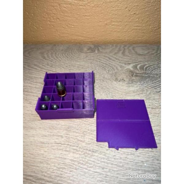 Boite violette pour 25 cartouches 41 rimfire ( 41 Rf )