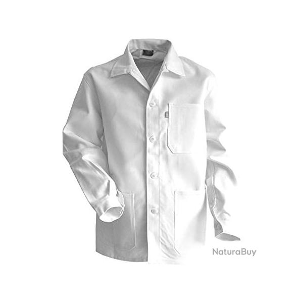 Veste de travail bleu Bugatti 100% coton LMA PLANTOIR / ROULEAU Blanc 3 / M