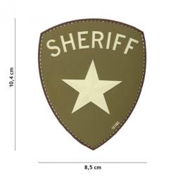 Patch 3D PVC Sheriff OD (101 Inc)