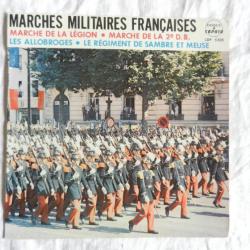 disque militaire 45 tours Marche de la Légion; De la 2°DB; Sambre et Meuse