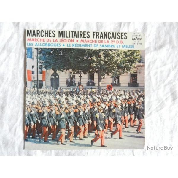 disque militaire 45 tours Marche de la Lgion; De la 2DB; Sambre et Meuse