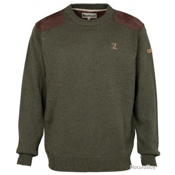 Pull de chasse col rond brod Percussion