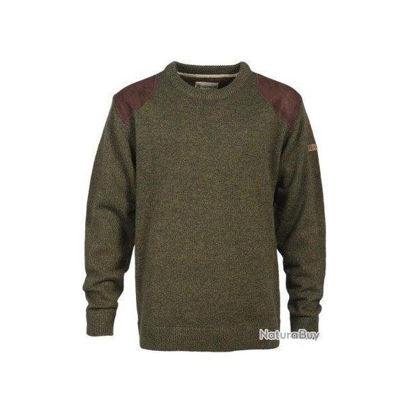 Pull de chasse col rond brod Percussion