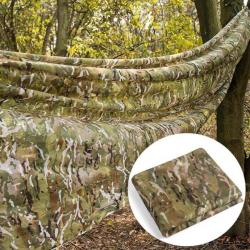 Filet de camouflage Ombrage en Maille de 1.5*4m Style Militaire Idéal pour se fondre dans un cadre