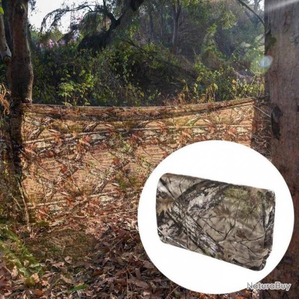 Filet de camouflage Ombrage en Maille de 1.5*2 m Idal pour se fondre dans un cadre feuillage arbre