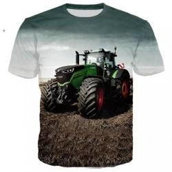 !!! LIVRAISON OFFERTE !!! Tee-shirt 3D réaliste chasse pêche agriculture tracteur réf 503