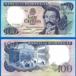 Portugal 100 Escudos 1965 Billet Escudo Castelo Branco Europe