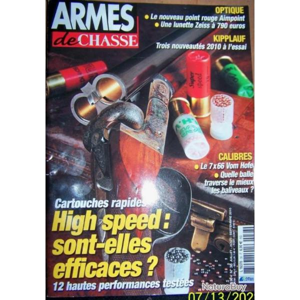 REVUE "ARMES DE CHASSE" EDITIONS LARIVIERE N38 juillet-aot-septembre-2010- 114 pages - 27x30 cm