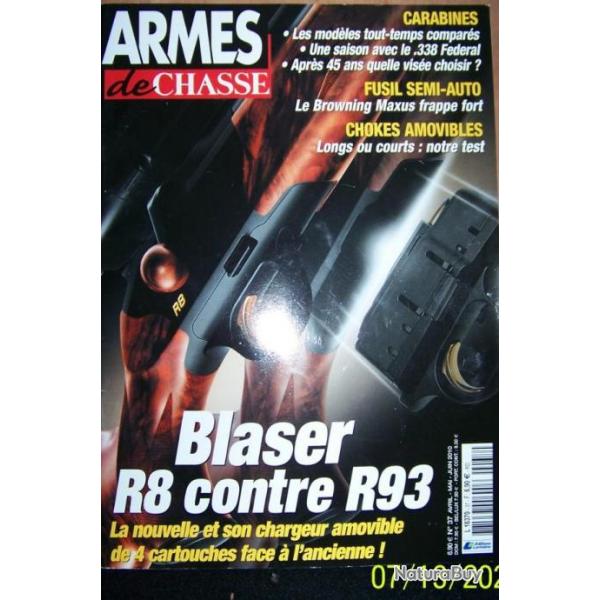 REVUE "ARMES DE CHASSE" EDITIONS LARIVIERE N37 avril-mai-juin-2010- 98 pages - 27x30 cm