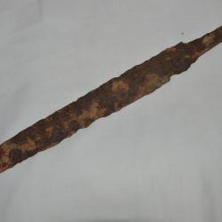 LAME DE SCRAMASAXE MEROVINGIEN-POIGNARD EPOQUE FRANQUE V°/VII° SIECLE- DAGGER MEROVINGIEN ORIGINAL