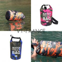 Sac Etanche Waterproof Plage Sport Voyage, Modele: 5L