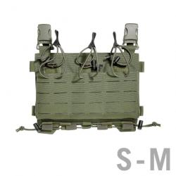 TT carrier mag panel lc M4 - panneau frontale molle- Lasercut avec 3 Porte-chargeurs - Olive