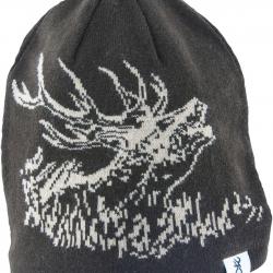 Bonnet réversible Deer Scene noir/orange (Couleur: Noir/orange, Taille: TU)