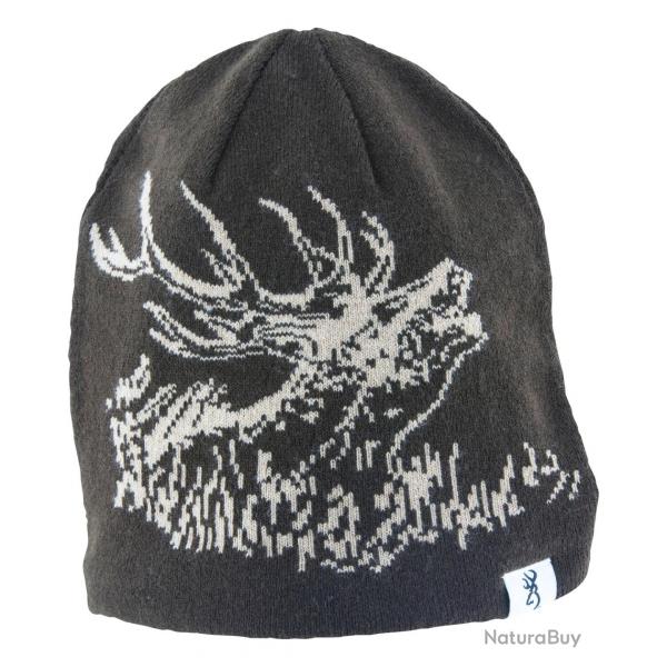 Bonnet rversible Deer Scene noir/orange (Couleur: Noir/orange, Taille: TU)
