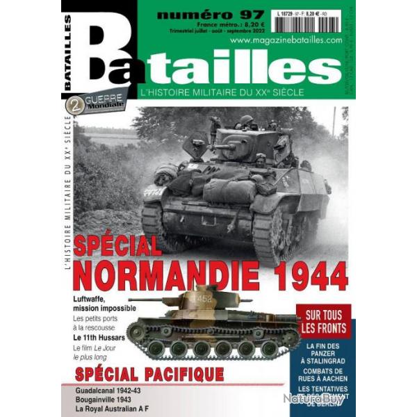 Spcial Normandie 1944, spcial Pacifique, magazine Batailles 97, revue